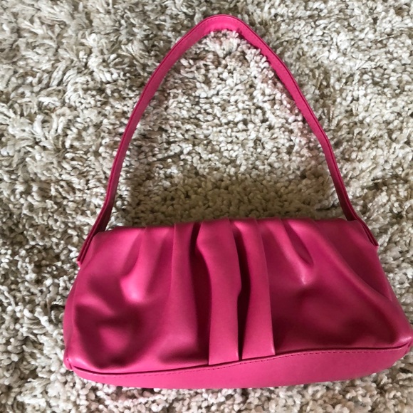 Shoulder Bag Asos Pink Clutch Bag ASOS Pu Shoulder Bag In Pink Lyst UK